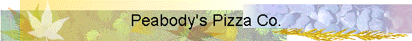 Peabody's Pizza Co.